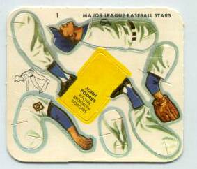 1957 Swift Franks #1 Johnny Podres (Brooklyn Dodgers) Baseball cards value