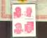 1964 Topps STAMPS PROOF Magenta - WILLIE MAYS/Floyd Robinson/Al McBean
