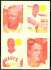 1969 Topps 4-in-1 STICKER PROOF - WILLIE MAYS - Magenta/Yellow
