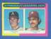 1975 Topps MINI #312 Strikeout Leaders (with Nolan Ryan/Steve Carlton)