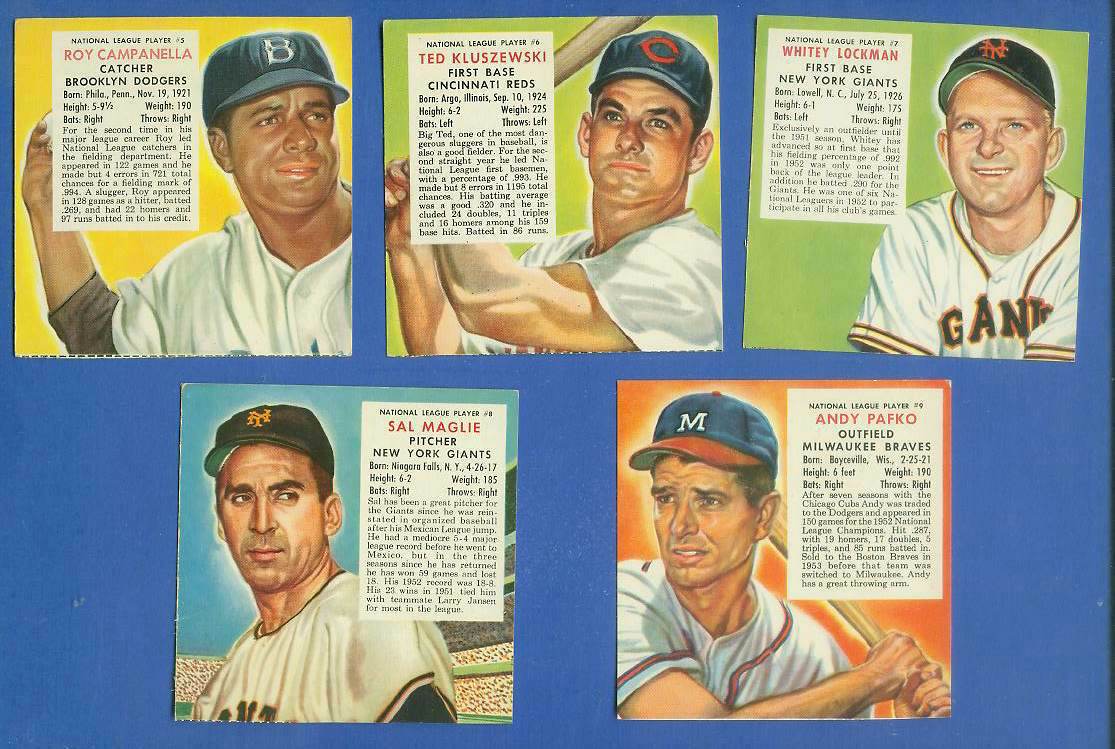 1953 Red Man #NL.5 Roy Campanella (Dodgers) Baseball cards value