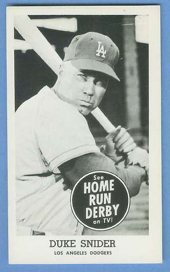 Duke Snider - 1959 HOME RUN DERBY (Dodgers) Baseball cards value