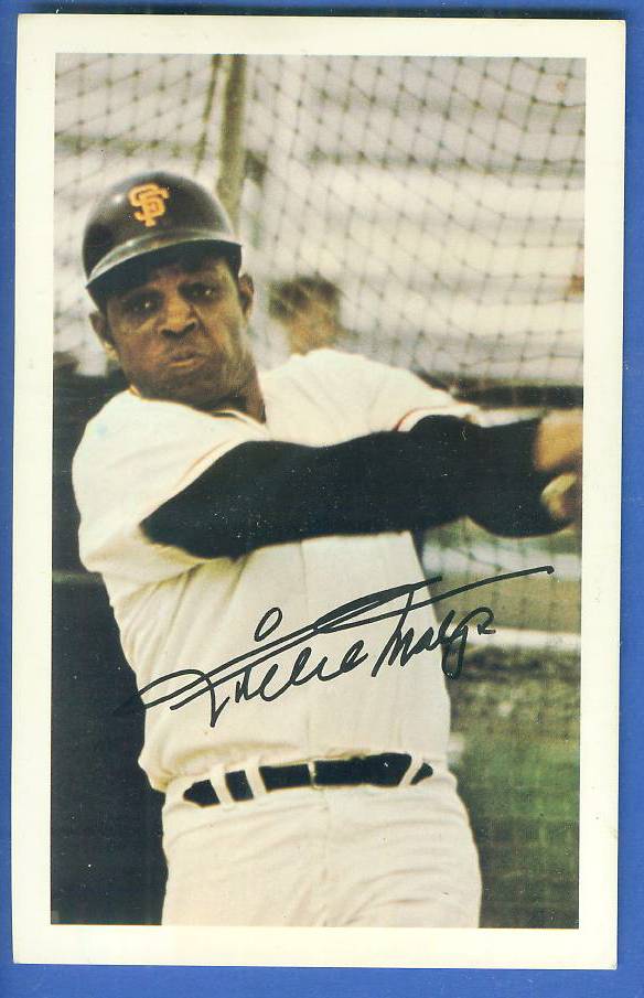Willie Mays - 1971 Ticketron Baseball cards value