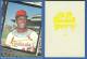 1973 Topps CANDY LIDS PROOF - BOB GIBSON (Cardinals)