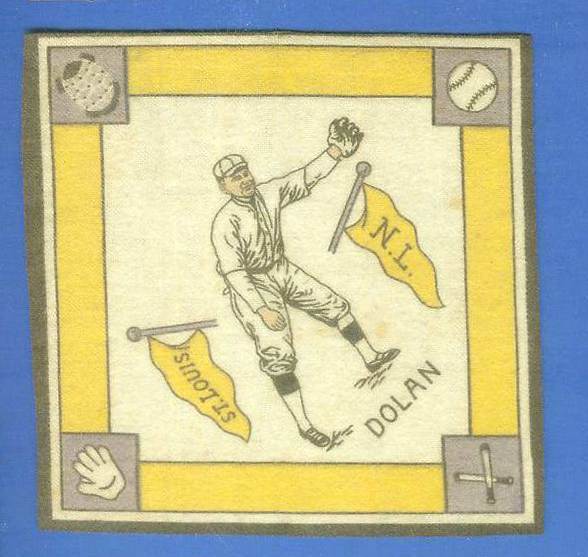 1914 B18 Blankets #84B Cozy Dolan (yellow paths) (Cardinals) Baseball cards value