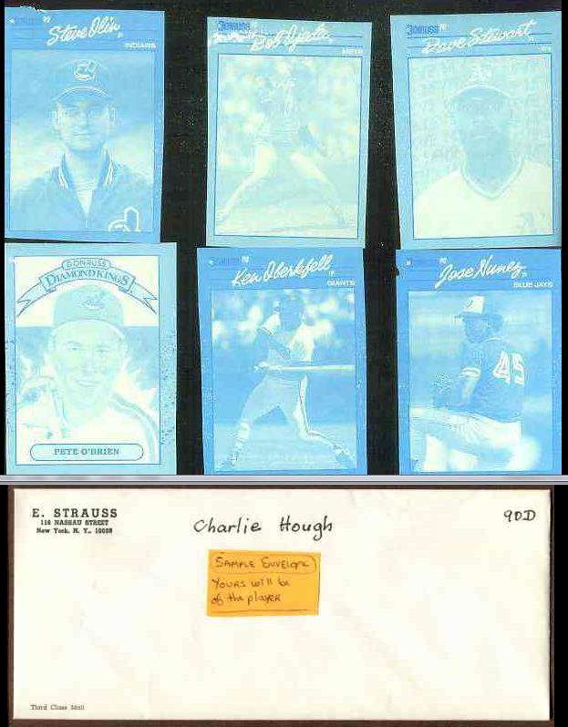 1990 Steve Olin - 1990 Donruss RARE Blue Color Paper PROOF (Indians) Baseball cards value