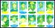 1974 Topps Stamps PROOF SHEET Cyan/Yellow - PHIL NIEKRO/Bobby Bonds