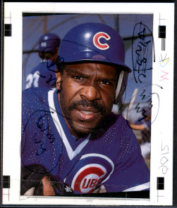1991 Topps Box Bottom MATCH PRINT PHOTO - ANDRE DAWSON Baseball cards value