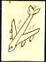 1958 Topps POPEYE ORIGINAL CARTOON ARTWORK #9 [Airplane]