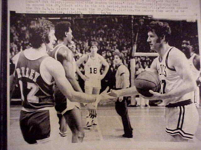 WIREPHOTO: John Havlick - [01/12/74] 'Congratulations In Order' (Celtics) Basketball cards value