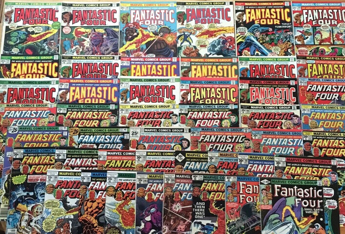  Comic: FANTASTIC FOUR  - Lot of (30) Between #161-#206 (1975-1979) Baseball cards value