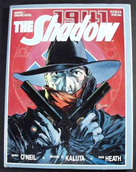  Comic:  The Shadow - Marvel Graphic Novel (HARDBACK,1988,61 pages) Baseball cards value
