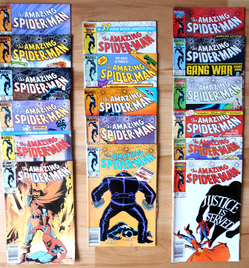  Comic: AMAZING SPIDER-MAN #266-274 - Lot/RUN of (9) consecutive Baseball cards value