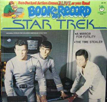 STAR TREK 12 in. RECORD/COMIC SET (1979) 'Time Stealer, GREEN) Baseball cards value