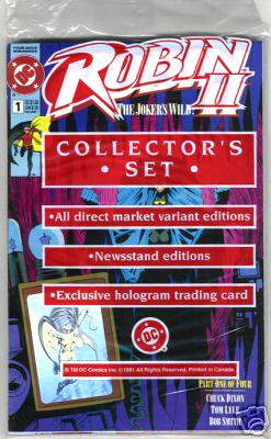  Comic: ROBIN II Collector's Set 1991 -Complete Lot/Set of (5) FIRST ISSUES Baseball cards value