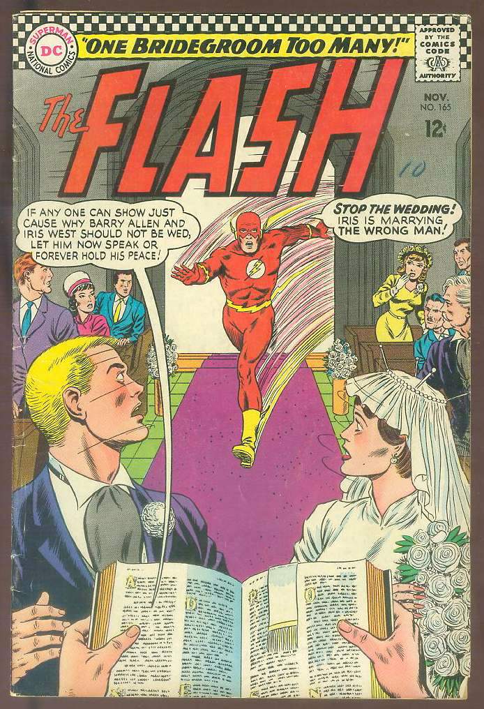  Comic: FLASH #165 (1966) Baseball cards value