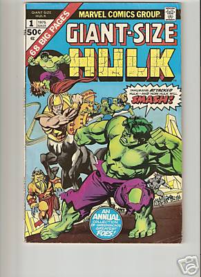  Comic: HULK  GIANT-Size #1 (1975) Baseball cards value