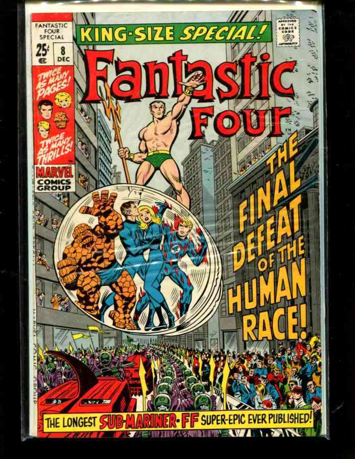  Comic: FANTASTIC FOUR  King-Size Annual # 8 (1970) Baseball cards value