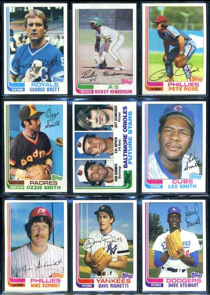 1982 Topps - COMPLETE SET (792 cards) with Cal Ripken ROOKIE !!! Baseball cards value