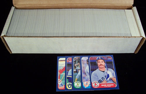  1986 Fleer - COMPLETE SET (660 cards) Baseball cards value