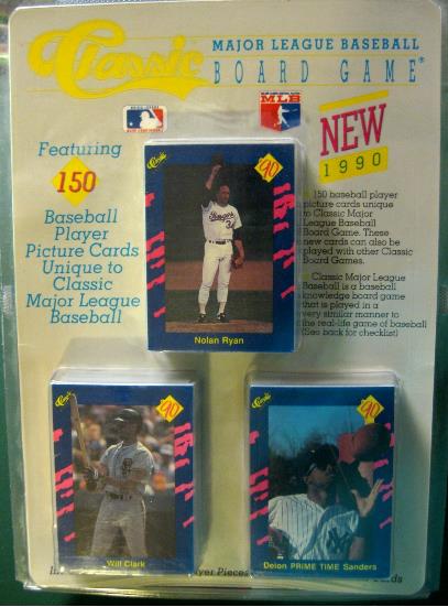  1990 Classic Board Game BLUE - COMPLETE FACTORY BOXED SET (150 cards) Baseball cards value
