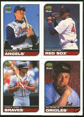  1998 Upper Deck RETRO - NEAR COMPLETE SET (129/130 cards) Baseball cards value