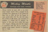 1955 Bowman Baseball card back