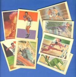 1956 Topps/GUM Inc. ADVENTURE w/Boxing  N card front