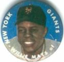 1956 Topps Pins Baseball card front