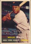 1957 Topps Baseball card front