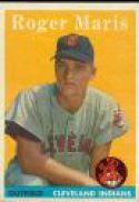 1958 Topps Baseball card front