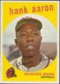 1959 Topps Baseball card front