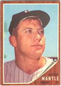 1962 Topps Baseball card front