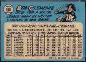 Back  Vintage 1965 O-Pee-Chee card