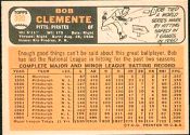 1966 Topps Baseball card back
