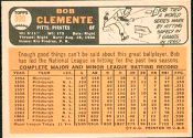 1966 Topps Baseball card back