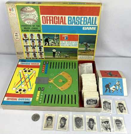 1969 Milton Bradley Baseball board game