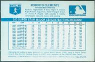 1970 Kellogg's Baseball card back