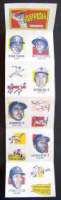 1971 Topps Tattoos Sheets Baseball card front