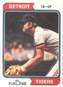 1974 Topps Baseball card front
