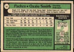 1979 O-Pee-Chee (OPC) Baseball card back