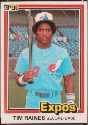 1981 Donruss Baseball card front