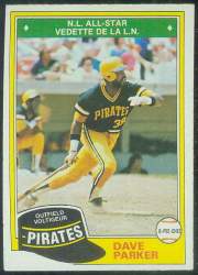 Front Vintage 1981 OPC card
