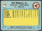 1982 Fleer Baseball card back