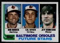 1982 Topps Baseball card front