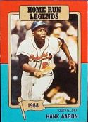 1986 Big League Chew 500 HR Club Baseball card front