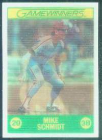 1988 Sportflics Gamewinners Baseball card front