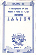 1990 TARGET DODGERS - #935 CARL DOYLE BROOKLYN DODGERS