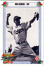 1990 Target Dodgers Baseball card front