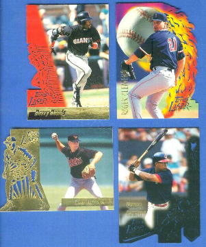 1996 Topps LASER  Baseball card front